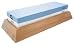Produktbild RICHARDSON SHEFFIELD Japanischer Wasserstein, Nass-Schleifstein, Körnung 240 (grob)/ 1000 (fein), Abziehstein, Messerschärfer mit Bambus, Korund, Blau/Weiß, Messerschärfer Profi