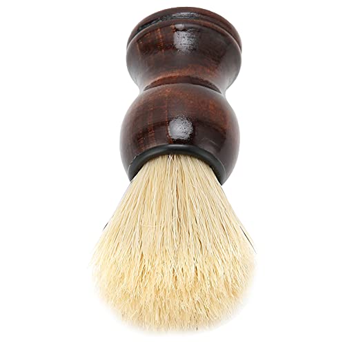 Brocha de Afeitar Hecha a Mano, Brocha de Afeitar para Barba de Alta Eficiencia, Liviana con de Madera Compuesta para Regalos para Peluquería para Hombres
