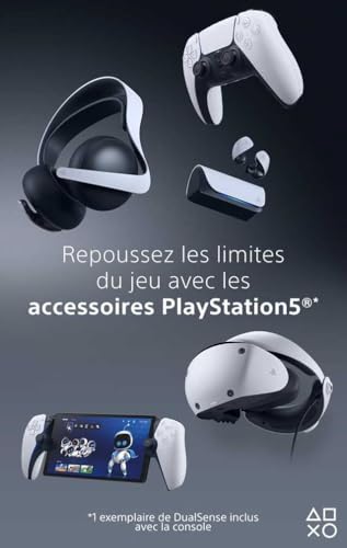 Playstation Sony, Écouteurs sans Fil Pulse Explore, Compatible 5, PC, Mac et Smartphones, Bluetooth, Double Connectivité, Réduction de Bruit, 10h d’Autonomie, Couleur : Midnight Black