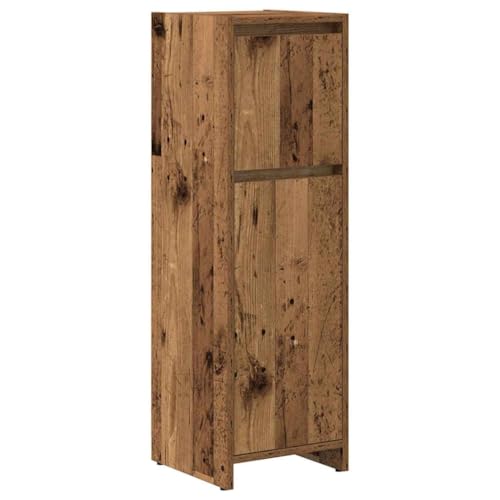 Muebles de baño para resolver la falta de espacio con madera antigua 5