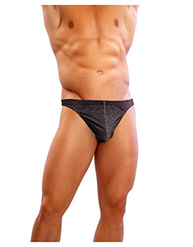 Men's Denim-Look Pouch Brief Underwear2