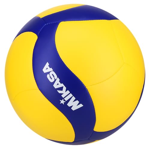 Mikasa Indoor Volleyball V360W Soft Material and for Practice (Blue/Yellow) - Thumbnail 5