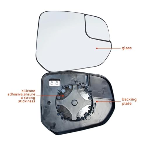 Verre de rétroviseur recul miroir Ford Transit 2014-2021 dégivrant
