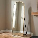 Marctani Espejo de Pie Cuerpo Entero - Espejo Grande y Largo con 3 Formas de...