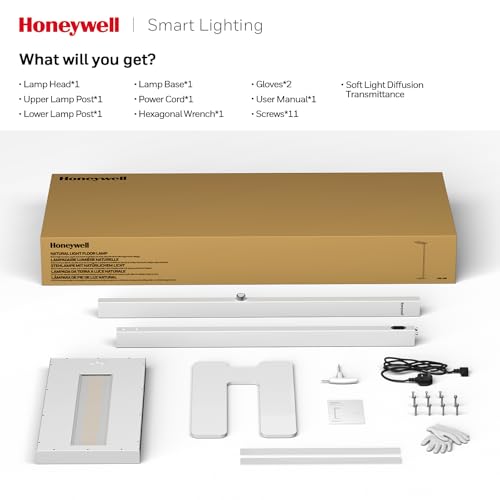 Honeywell 02E Gen Sunturalux LED Floor Lamp 8000LM Tall Standing Lamp - image 8