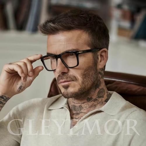 Image of Blue Light Glasses for Men Women Trendy Square Frame Blue Light Blocking Lens Computer Eyeglasses