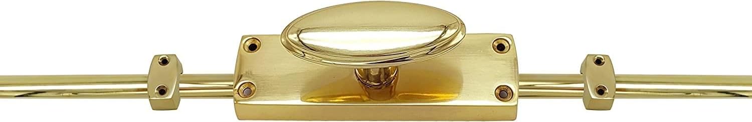 Oval KNOB Door ESPAGNOLETTE Bolt/CREMONE Bolt Upto 2500mm Polished Brass