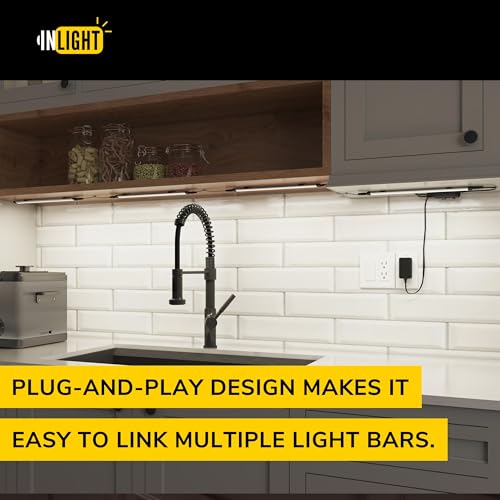 GETINLIGHT 12-inch Plug-in LED Under Counter Lights for Kitchen, Day Light 5000K, Pack of 6, IN-0110-26-SN-5K by GETINLIGHT - Image 3