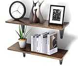 【DREIECKSKLEMME】:JESTOP dreieckige Halterung nimmt ein einteiliges rechtwinkliges 90-Grad-Dreieck-Design an und ist aus hochwertigem Stahl gefertigt, der stark, stabil und tragfähig ist. Wir haben genügend Holz- und Metallhalterungen getestet, um das Schweberegal einfach zu installieren, ohne die Gesamttragfähigkeit zu beeinträchtigen