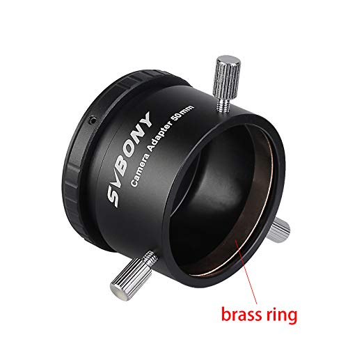 Svbony SV186 Adaptateur Appareil Photo Telescope Longue-Vue,Aluminiu Adaptateur T2, Adaptateur Longue-Vue d'Anneau en T Compatible avec Nikon - Image 4