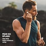 Creative Zen Air Pro - lekkie bezprzewodowe słuchawki dokanałowe z ANC, trybem Ambient, LE Audio, Bluetooth 5.3, IPX5, żywotność baterii do 33 godzin