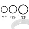 Cridoz Locking Carabiner D Ring Clips with Flat Key Ring