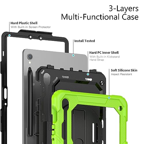 Coque robuste Samsung Galaxy Tab S10 FE protection intégrale haut de gamme - 6