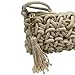 Imagen de Bolso de paseo de cuerda beige-marrón tejido a mano