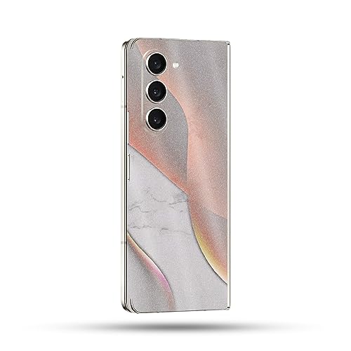Image of MightySkins Glossy Glitter Skin Compatible with Samsung Galaxy Z Fold 5 Full Wrap - Bubble Marble | Protective, Durable High-Gloss Glitter Finish | Easy to Apply & Change Styles | Made in The USA