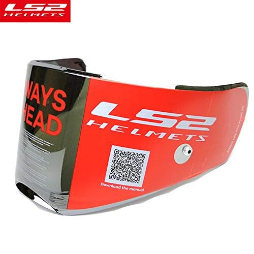 LS2 Anti-Scratch FF390 Breaker Motorcycle Helmet Visor Face Shield (Silver) : Automotive