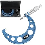 HDLNKAK Outside Micrometer Set, 3-4" Machinist Micrometer, 1 Pcs Machinist Tool Set, 0.0001" Graduation Micrometer Set, Alloy Precision Micrometer, Micrometer Standard Set with Case