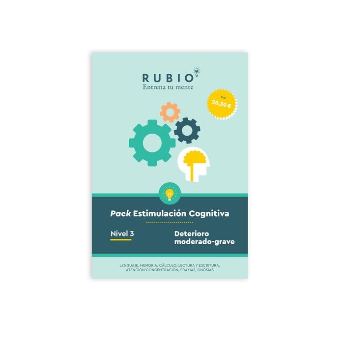 Pack Estimulación Cognitiva. Nivel 3 (deterioro moderado-grave)