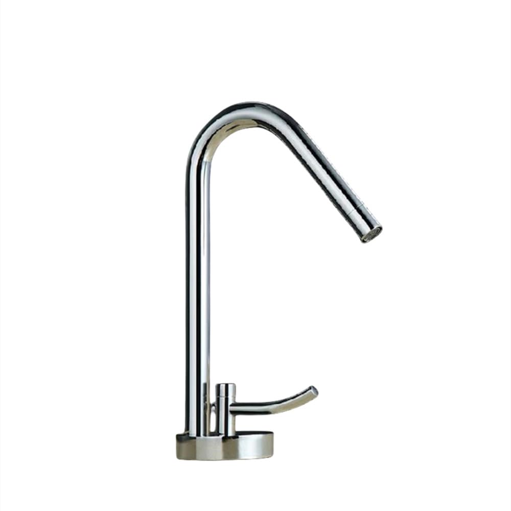 Robinet de lavabo mitigeur de salle de bain chromé une poignée 801A