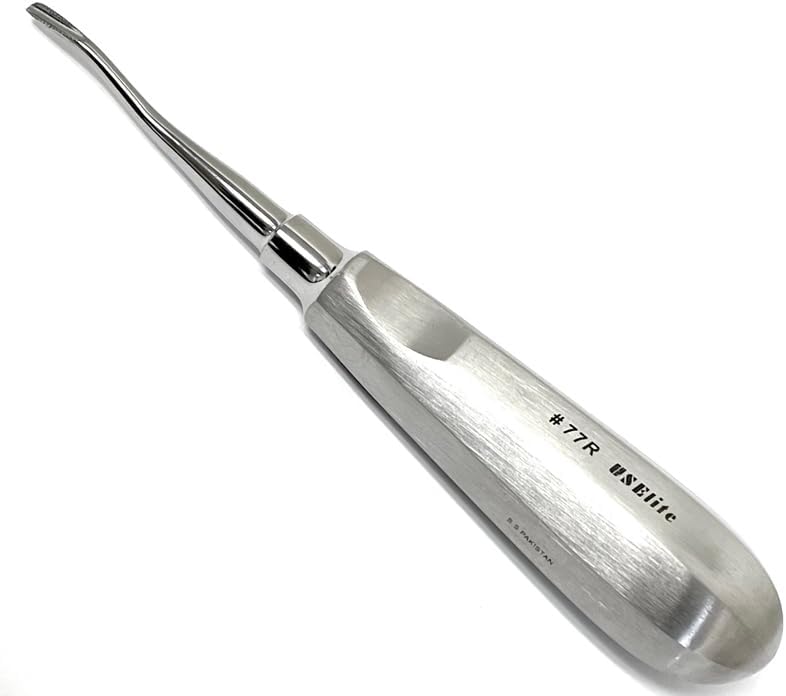 Dental Root Elevator 77R Serrated Tip Back Action