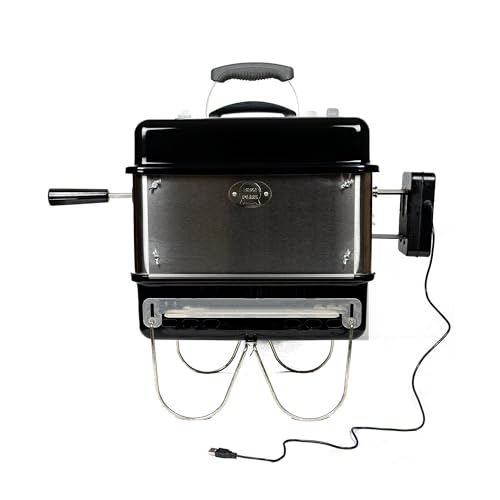 BBQ Plus Kit girarrosto per Weber Go-Anywhere - (include motore compatibile con USB Power Bank)