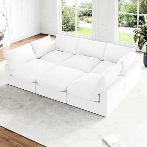 Cloud Modular Sectional Sofa Bed with Washable Covers