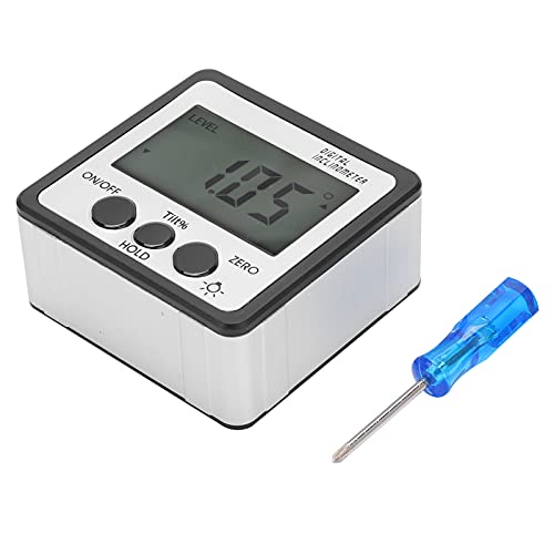 Medidor digital de ángulos Srliya con base magnética miniatura 5