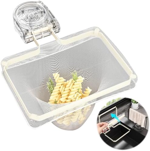 Kitchen Sink Strainer with Suction Cup, Strainer with 100 Straine...