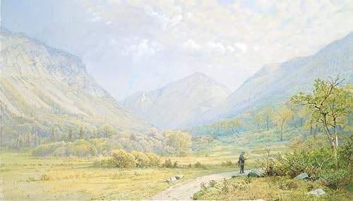 Art imprimé Franconie Notch New Hampshire, toile paysage haut de gamme signée William Trost