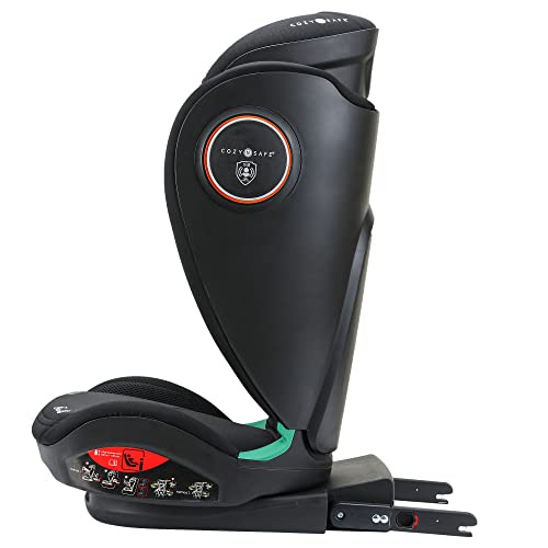 Cozy N Safe Nova i-Size Booster Child car seat, Adjustable headrest, for Cars with and Without ISOFIX, 100-150cm, Group 2/3 (15-36 kg), from Approx. 3 to Approx. 12 Years - Onyx - Image 3