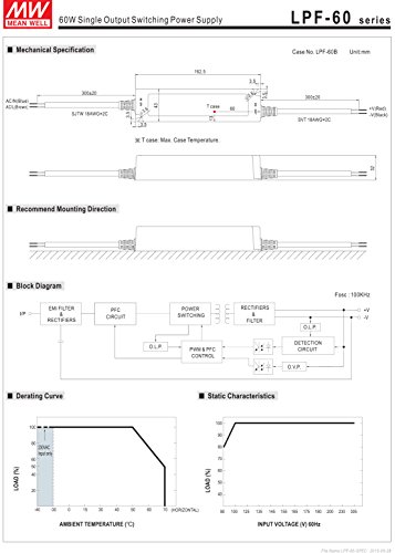 [Powernex] Mean Well Lpf-60-36 36V 1.67A 60.12W Single Output Led Switching Power Supply With Pfc #TOP2