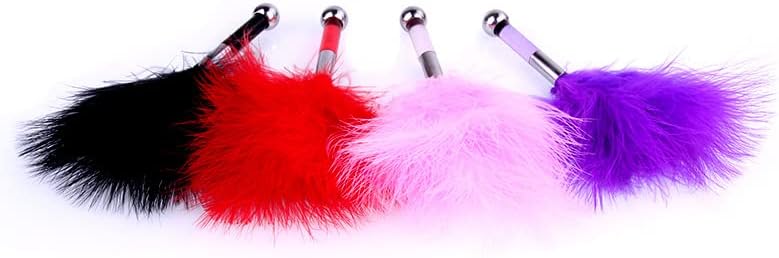 Sex Feather Tickler Sex Feather Teaser Adult Toy Sex Feather Anal Plug Massager Adult Flirting Toy Sex Toy SM for Beginners for Teasing,Flirting&Training
