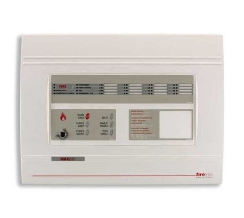 FA5 - FIRELINE MAG816 8 zona (extensible a 16) CONTROL PANEL alarma de incendio 24 V