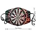 SESLFLKPJK Women Men Breathable Face Mask Fashion Scarf Dust Proof Windproof Face Nose Cover, Dart Board Target Ice and Fire Art Mouth Decor for Sports Travel Hiking