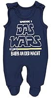 TupTam Unisex Baby Strampler mit Spruch I love Mum and Dad, Farbe: Dunkelblau - DAS WARS, Größe: 56