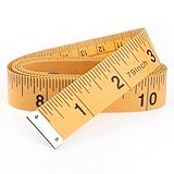 REIDEA Soft Tape Measure for Body Measuring Tape Soft Sewing Tailor Fabric Cloth Tape Measure for Weight Loss Flexible Ruler Double Scale 200cm/79inch, Pumpkin