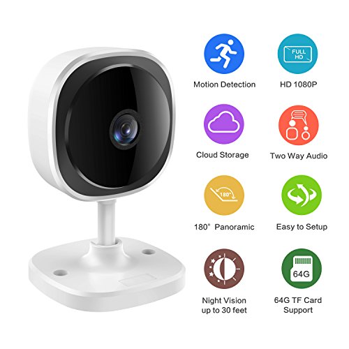 Smonet Security Camera Wireless,1080P Home Security Camera,Ip66 Outdoor Security Camera,H.264 Pro Wifi Ip Camera With Night Vision,Support Micro Sd Card And Cloud Storage #TOP1
