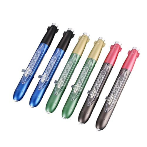 Set x2 bolígrafos neutros 0.5mm con luz miniatura 6