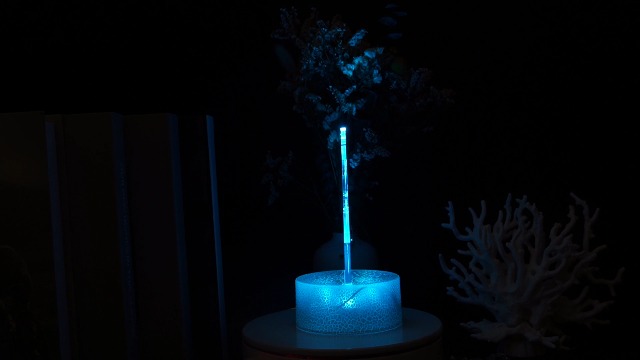 Image of M4A1 Night Light, M4A1 Model Gifts, 3D Illusion Lamp with 16 Colors Changing, Remote Control and Dimmable, Game Living Room Decoration, Holiday Xmas Gifts