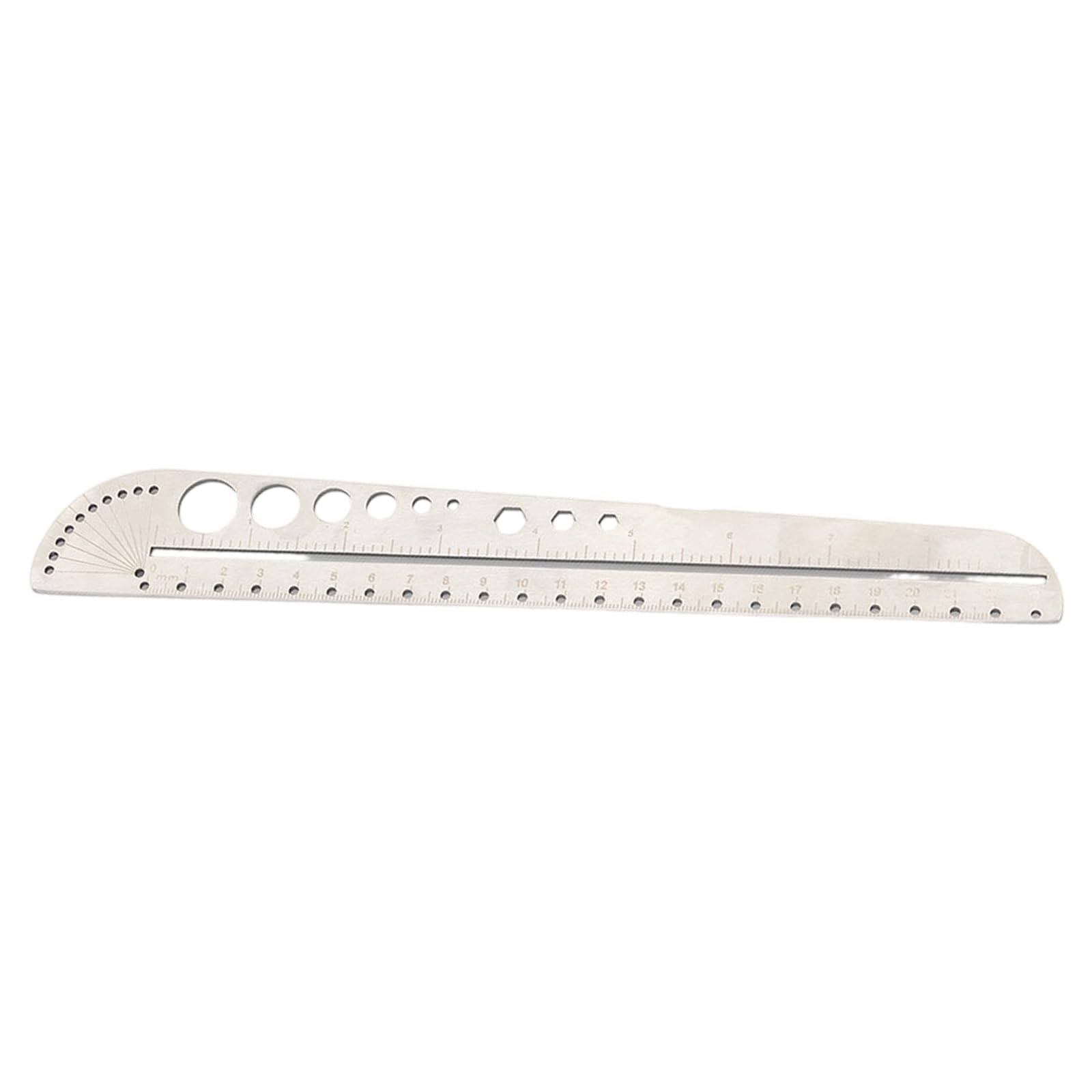 Ljmyy Stainless Steel Multifunctional Ruler With Scale Compasses Protractor And Hexagon Wrench For Precises Drawing Measuring