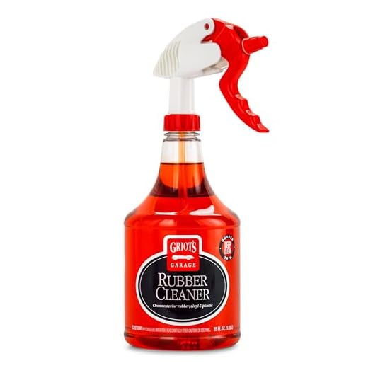 Griot's Garage Rubber Cleaner for Car Cleaning and Detailing, Works on Tires, Trims, and Moldings 11136, 35oz