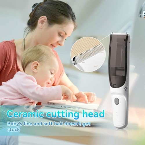 Tondeuse cheveux bébé silencieuse kit de coupe double moteur