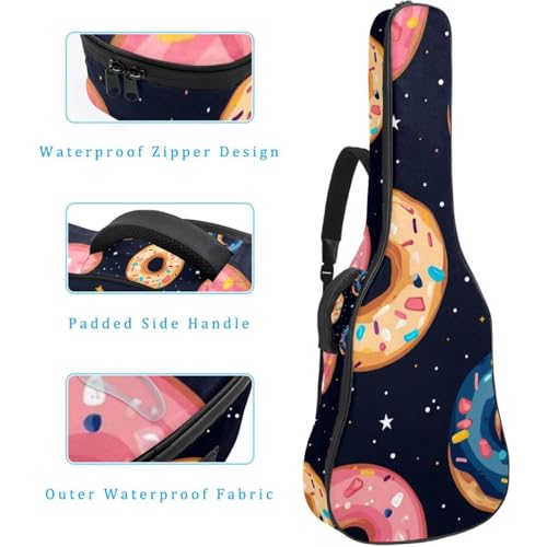 Sac guitare acoustique Galaxy Donuts, le cadeau idéal pour joueur de ukulélé - 4