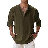 【VÊTEMENTS ASSORTIS】 Cette chemise à la mode décontractée deviendra un incontournable de la garde-robe. Vous pouvez facilement assortir un pantalon en lin, un jean, un pantalon habillé, un pantalon décontracté ou un short pour créer un effet simple et élégant.