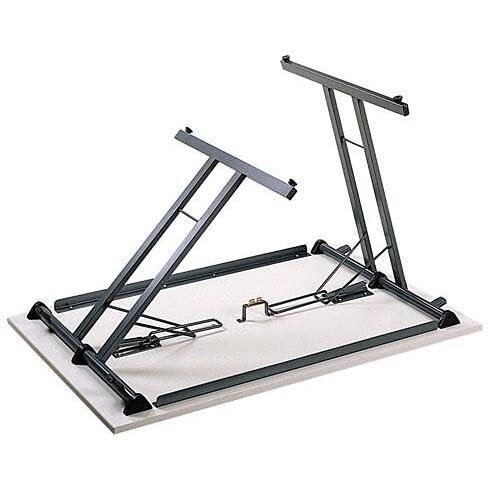 Table multi-usages pliantes rectangulaire 120 x 80 cm gris table d'appoint de camping et bureau