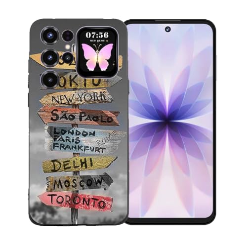 LCEHTOGYE �K�p Oukitel C68 Plus�p�P�[�X�A�K�p Oukitel C68 Plus (7,2")�ƌ݊����̂��钴���^�u���b�N�\�t�gTPU�V���R���Q���P�[�X�ی�J�o�[ - BST17