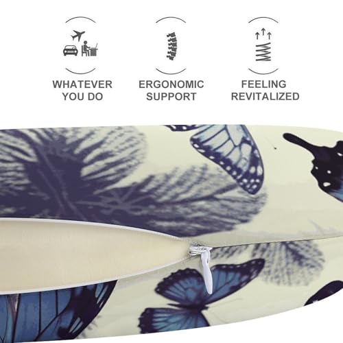 Almohada de espuma viscoelástica 30 cm viaje cómoda miniatura 5