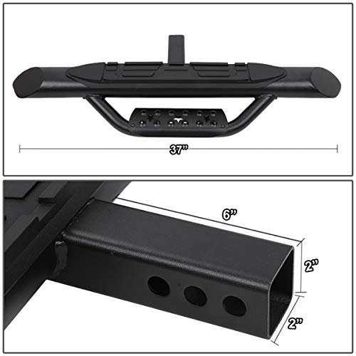 Dna Motoring Pt-Ztl-8118 2 Inches Receiver 36.5 Inches X 3.75 Inches Heavy Duty Towing Hitch Step Bar #TOP1