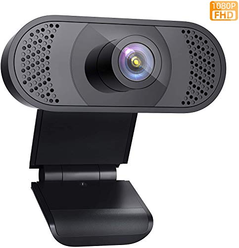 wansview Webcam PC with Microphone, 1080P USB 2.0 Web Camera for Laptop, Computer, Desktop, Plug and Play, for Live Streaming, Video Chat, Conference, Recording, Online Classes, Game