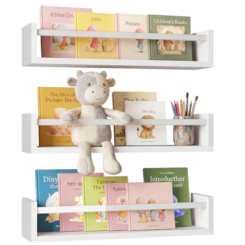 Fixwal Solid Wood Floating Shelves